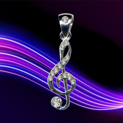 Collana chiave spartito i - collana,