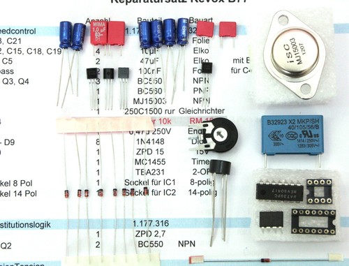 Revox b77 mki mkii - mki, top