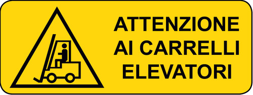 Adesivo cartello segnaletica - adesivo,