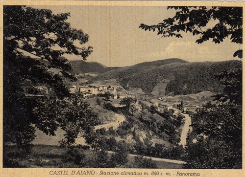 Cartolina castel aiano - cartolina, d'