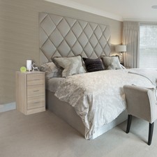 Comodino legno cassetto letto sommier comodino comodino comò Sonoma