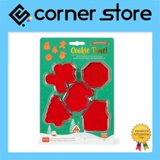 Legami - Set 5 Formine per Biscotti con Timbro Cookie Time- Idee Regalo - Natale