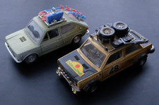 POLISTIL Fiat S27 + S7 Fiat 128 / Neve e Sabbia / 1:24 / Made in Italy