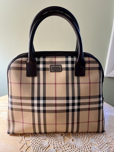 Burberry nova check satchel - nova,