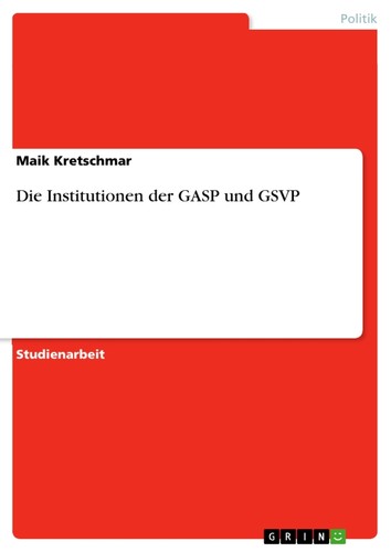 Die institutionen der - institutionen, und