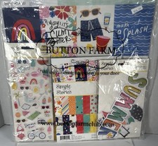 Kit Album Estivo Simple Stories "Sunkissed" Con Istruzioni Abbellimenti Carta