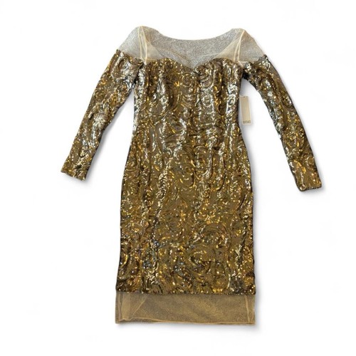 Badgley mischka golden - badgley, sequin