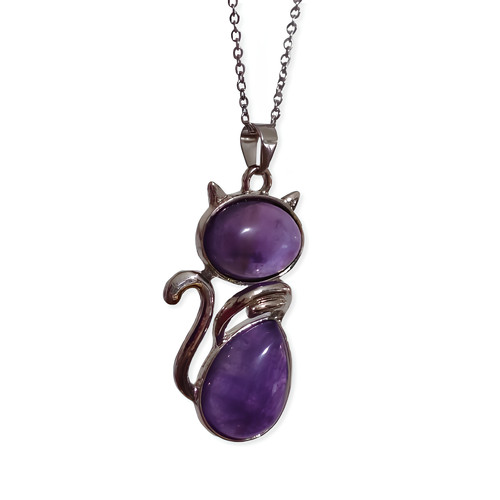 Collana catena pietra - collana, 24"