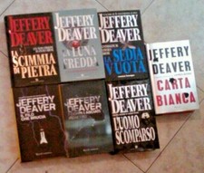 LOTTO DI 7 LIBRI DI JEFFREY DEAVER , EDIZIONI ORIGINALI