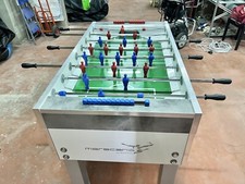 CALCIOBALILLA BILIARDINO BAR GARLANDO MARACANA'  WHITE ASTE RIENTRANTI BIANCO