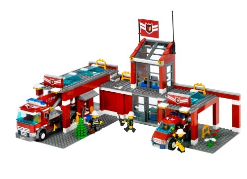 Lego city 7945 fire station - fire,