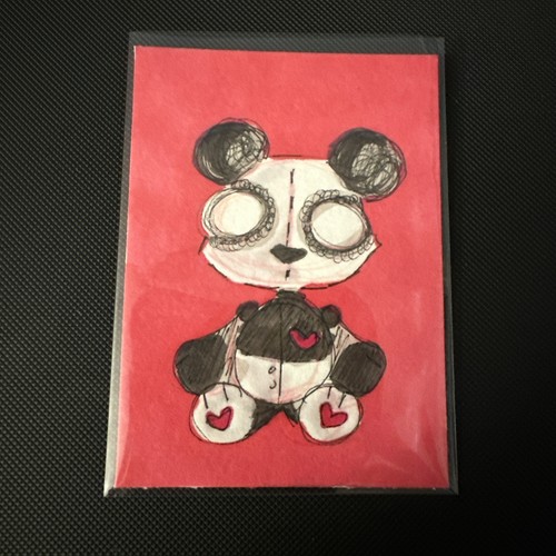 Aceo robo panda - "robo, panda"