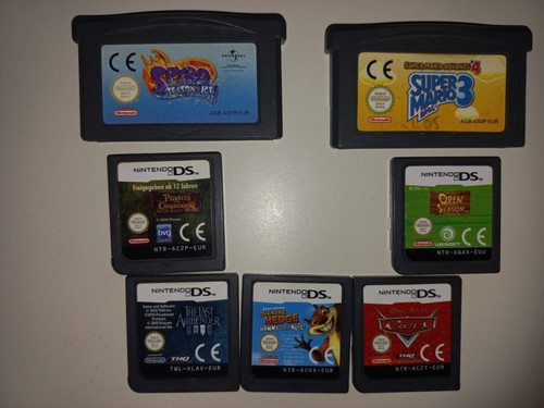 Lote juegos y gba - 5, ds
