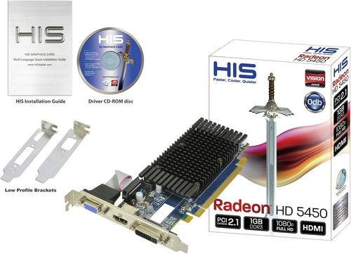 His radeon 5450 - silence, 1gb