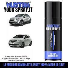 Spray Fiat Alfa Lancia Jeep 612/A Grigio Elisa Met 400ml !! LUCIDO !!