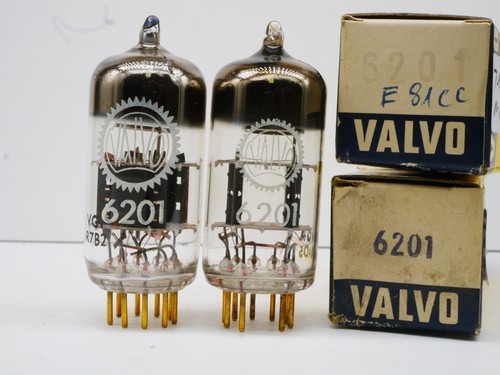 Coppia 6201 valvo mullard vg1 - mullard,