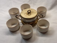 servizio da caffe vintage bordo oro lindnet germany