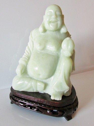 Vintage statua buddha giada - vintage,