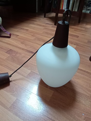 Lampadario italiano 50s - , vetro