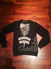 Maglia felpa Philipp plein teschio nera manica lunga