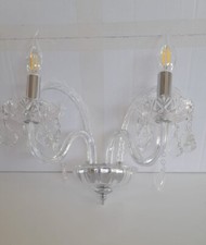 Applique in vetro cristallo