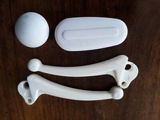 Coppia Leve BIANCHE freno e frizione Vespa 50 Special 125 ET3 Primavera