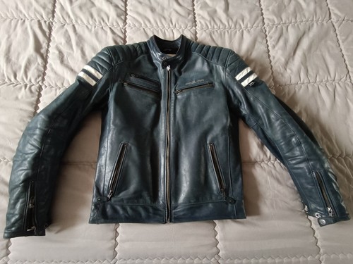 Giacca pelle moto - , uomo