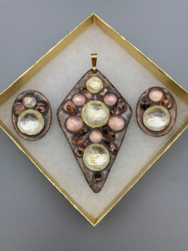 Vintage set pendenti - di, e