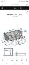 Hemnes struttura letto - hemnes,