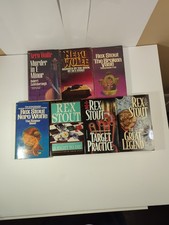 7 X Rex Stout Book Lot Vintage