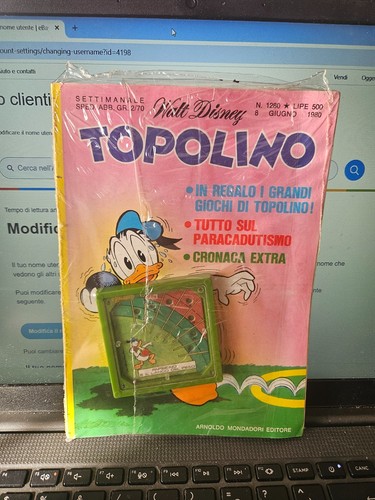 Topolino 1280 con gadget - n,