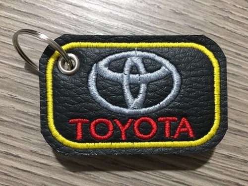 Portachiavi toyota ricamato - portachiavi,