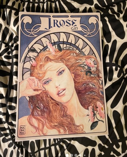 Poster stampa rose - poster, gin