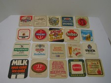 20 Sottobicchieri Pubblicitari Vintage Bevande Birra Hotel Eventi Usati COSÌ COME SONO LOTTO J