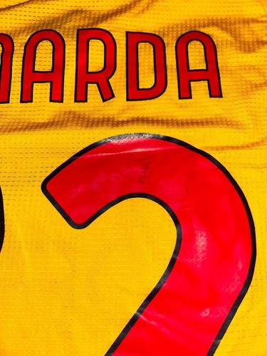 Maglia match worn indossata - match,