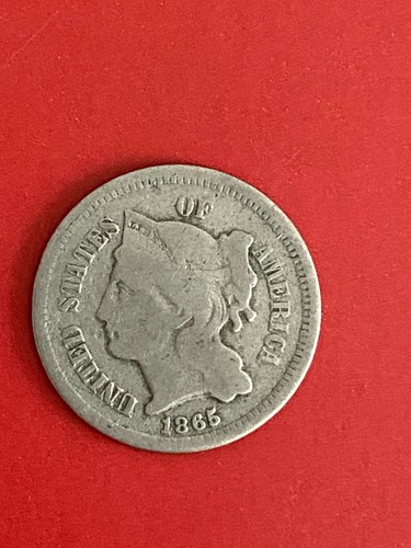1865 coin cents - us,