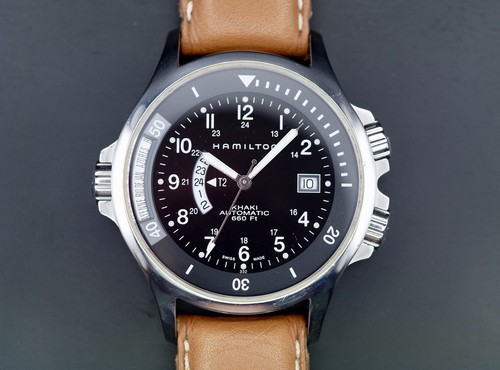 Hamilton khaki navy gmt - hamilton,