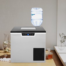 Macchina per cubetti di ghiaccio 2 in 1, Smart LCD macchina per ghiaccio e cubetti di ghiaccio tritati produzione veloce del ghiaccio