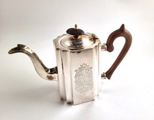 TEIERA IN ROYAL SHEFFIELD ARGENTO INGLESE PUNZONATO ORIGINALE