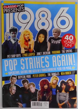 Classic Pop Presents magazine #42 2025. 1986 Pet Shop boys, Cyndi Lauper Madonna