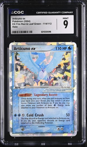 Cgc mint articuno 114 - 9,