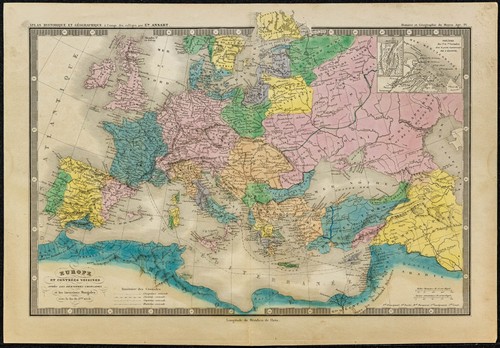 1850ca mappa dell - 1850ca,