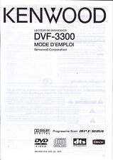 Kenwood DVF-3300 Mode d'emploi - FR