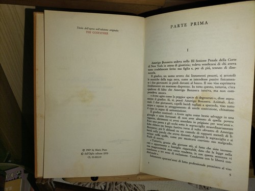Padrino mario puzo 1969 - il, puzo-1969