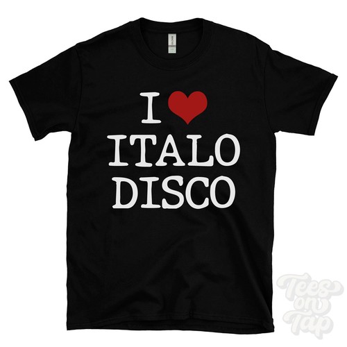 Maglietta disco love italo - disco, i