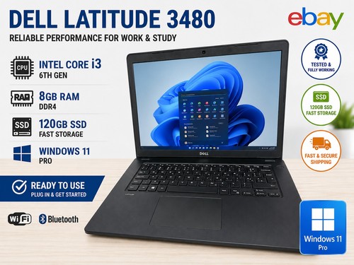 Dell latitude 3480 i3 6a - 3480, i3-6a