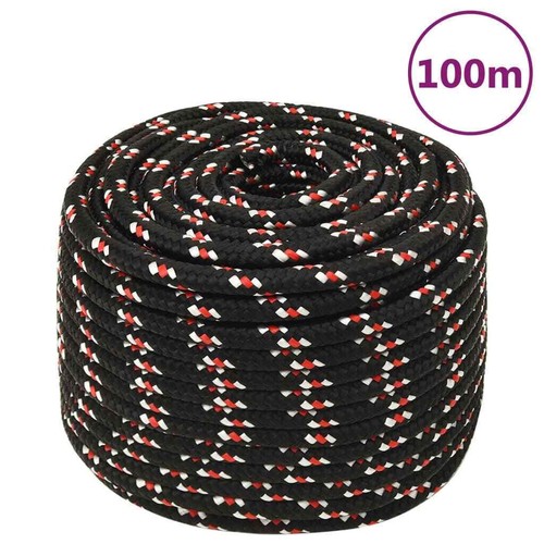 Vidaxl corda nautica nera - corda,
