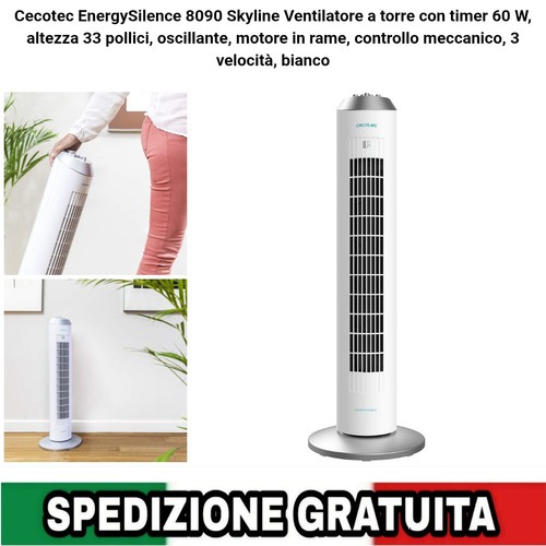 Ventilatore torre con timer - a,