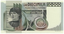 10000 LIRE RITRATTO D'UOMO A
