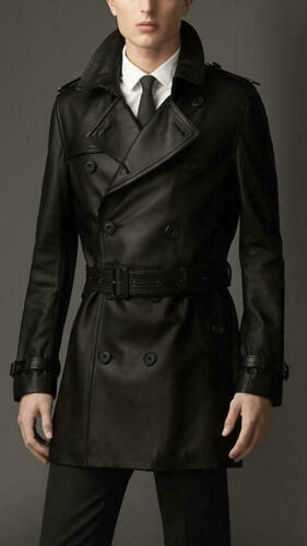 Cappotto trench vera pelle - cappotto,